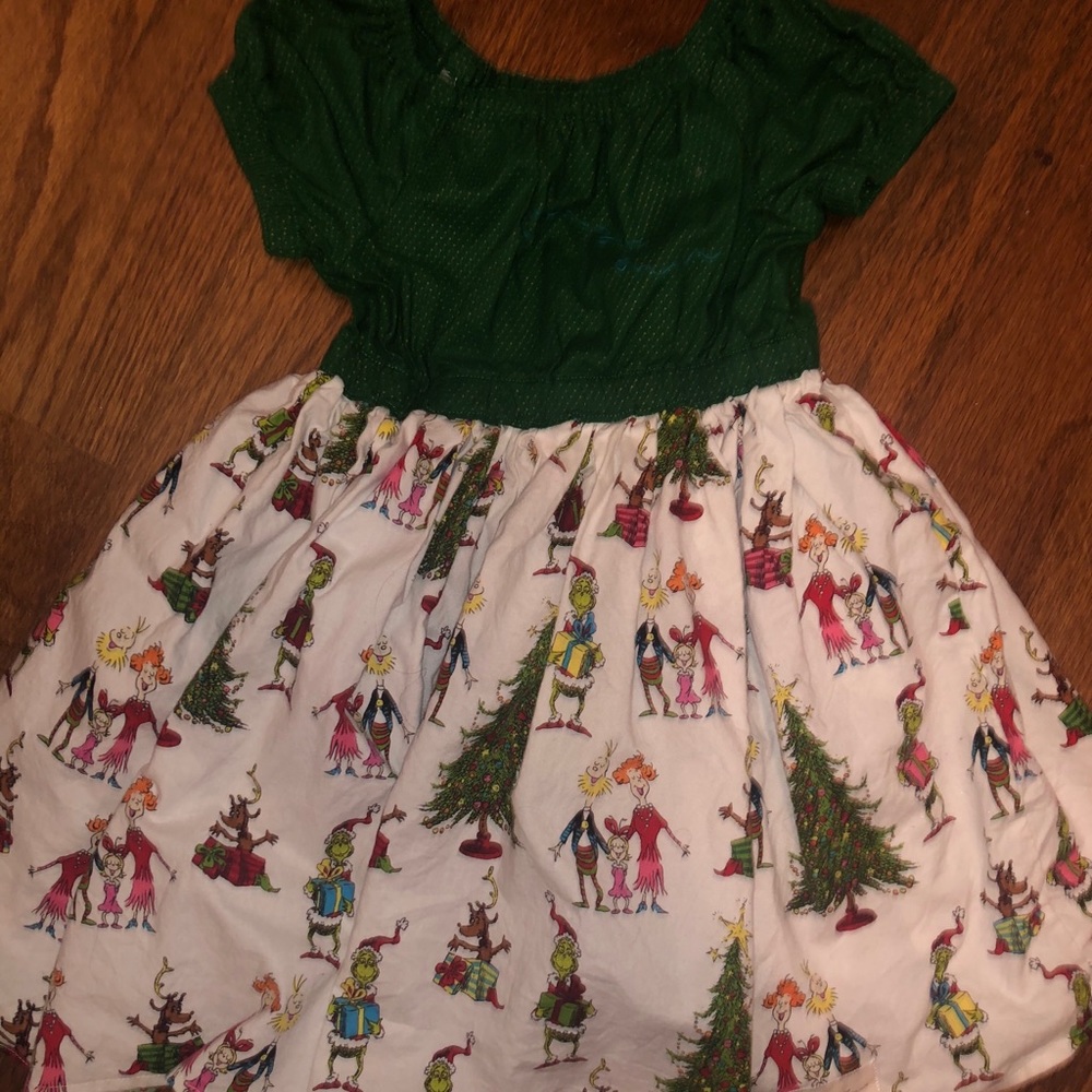 Handmade grinch dress